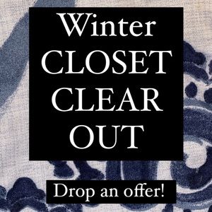 Winter items must go!